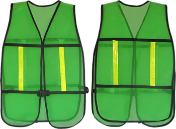 Chaleco de Malla con Reflejante Diamantado